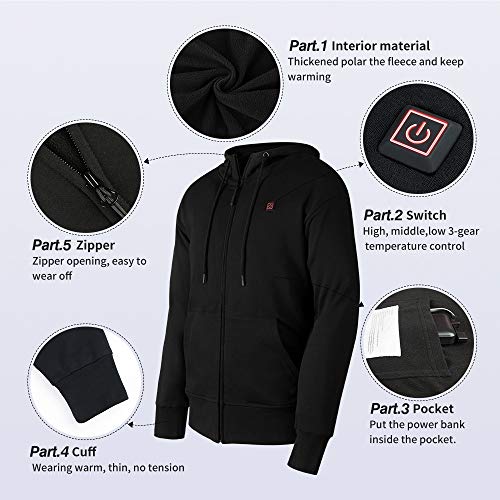 USB Heated hoodies