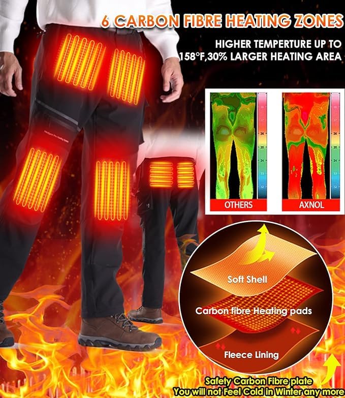 Heated Pants 3 Zones